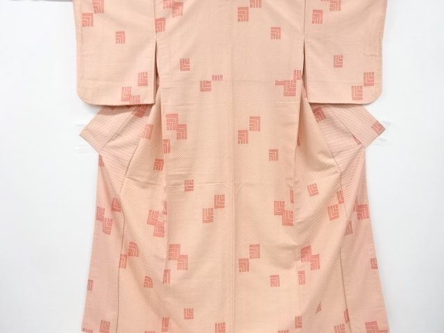 JAPANESE KIMONO / JODAI TSUMUGI / GEOMETRIC